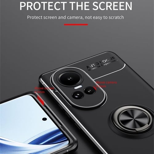 غطاء جوال من السيليكون الناعم مضاد للصدمات مع خاتم...