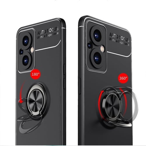 غطاء جوال من السيليكون الناعم مضاد للصدمات مع خاتم...