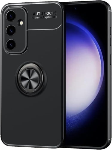 غطاء جوال من السيليكون الناعم مضاد للصدمات مع خاتم...