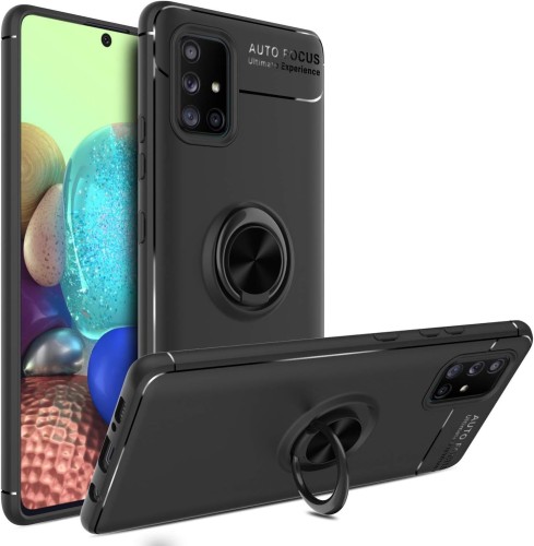 غطاء جوال من السيليكون الناعم مضاد للصدمات مع خاتم...