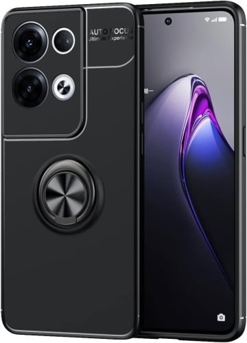 غطاء جوال من السيليكون الناعم مضاد للصدمات مع خاتم...