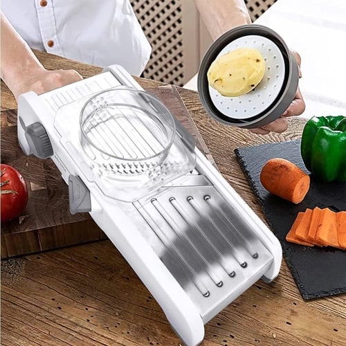 قطاعة خضروات يدوية ماندولين المطورة متعددة الاستخد...