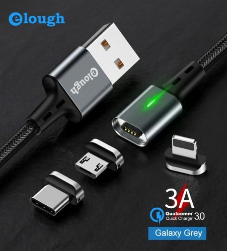 سلك شاحن 3 في 1 Android نوع C و microusb و iPhone...
