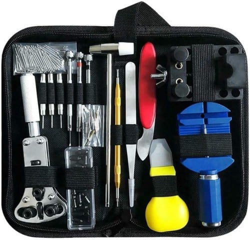 حقيبة أدوات إصلاح الساعات 147 في 1