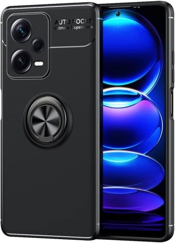 غطاء جوال من السيليكون الناعم مضاد للصدمات مع خاتم...