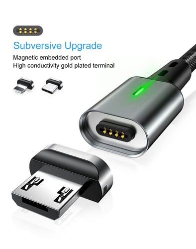 سلك شاحن 3 في 1 Android نوع C و microusb و iPhone...