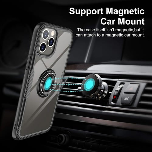 غطاء خلفي شفاف فاخر بأطراف سيليكون ملونة مقاوم للص...