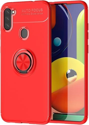 غطاء جوال من السيليكون الناعم مضاد للصدمات مع خاتم...