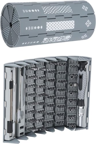 طقم مفكات براغي مغناطيسية دقيقة احترافي لإصلاح الأ...