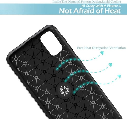 غطاء جوال من السيليكون الناعم مضاد للصدمات مع خاتم...