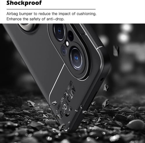 غطاء جوال من السيليكون الناعم مضاد للصدمات مع خاتم...