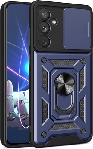 غطاء جوال مدرع مع حلقة مغناطيسية و غطاء كاميرا لها...