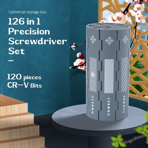 طقم مفكات براغي مغناطيسية دقيقة احترافي لإصلاح الأ...