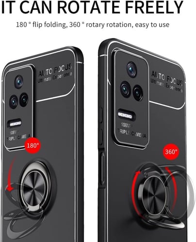 غطاء جوال من السيليكون الناعم مضاد للصدمات مع خاتم...