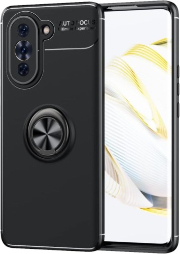 غطاء جوال من السيليكون الناعم مضاد للصدمات مع خاتم...