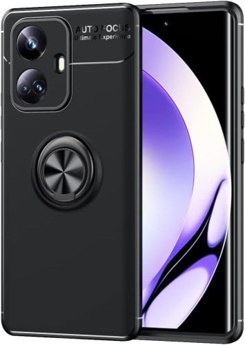 غطاء جوال من السيليكون الناعم مضاد للصدمات مع خاتم...