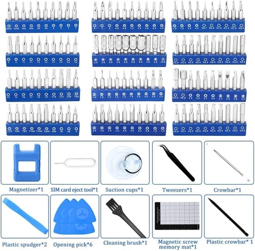 شنطة مفكات براغي مغناطيسية دقيقة وأدوات لإصلاح الأ...