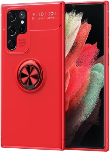 غطاء جوال من السيليكون الناعم مضاد للصدمات مع خاتم...