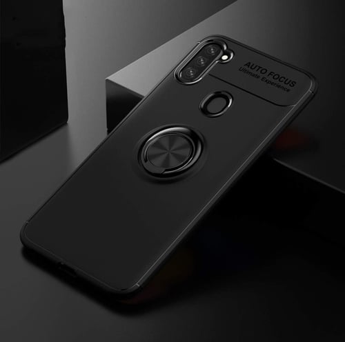 غطاء جوال من السيليكون الناعم مضاد للصدمات مع خاتم...