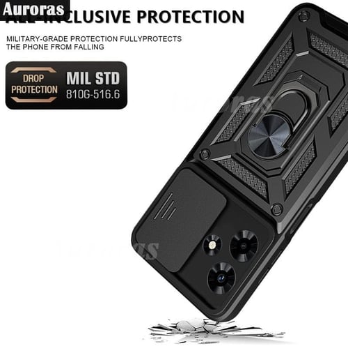 غطاء جوال مدرع مع حلقة مغناطيسية و غطاء كاميرا لها...