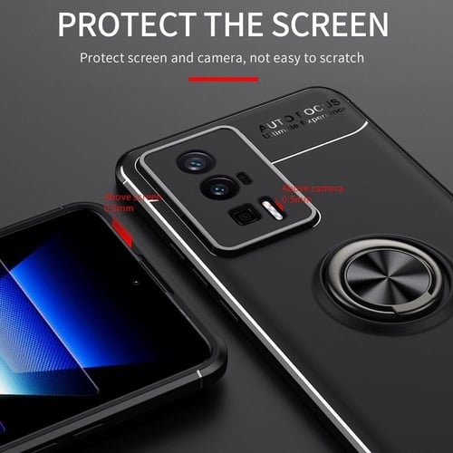 غطاء جوال من السيليكون الناعم مضاد للصدمات مع خاتم...