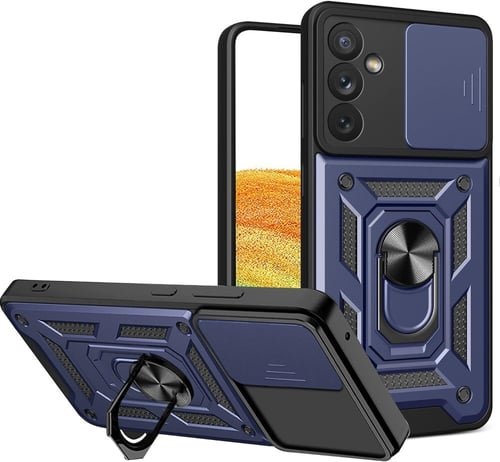 غطاء جوال مدرع مع حلقة مغناطيسية و غطاء كاميرا لها...