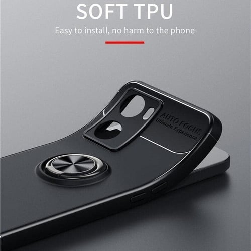 غطاء جوال من السيليكون الناعم مضاد للصدمات مع خاتم...