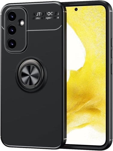 غطاء جوال من السيليكون الناعم مضاد للصدمات مع خاتم...