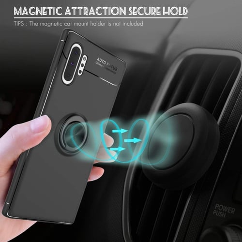 غطاء جوال من السيليكون الناعم مضاد للصدمات مع خاتم...