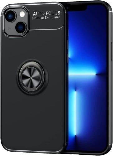 غطاء جوال من السيليكون الناعم مضاد للصدمات مع خاتم...