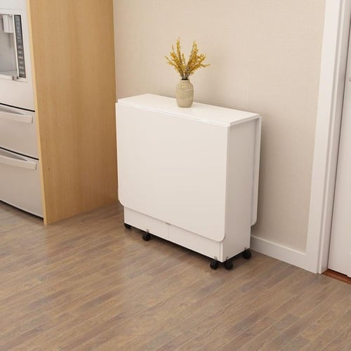 طاولة طعام متعددة الاستخدامات قابله للطي والتحريك