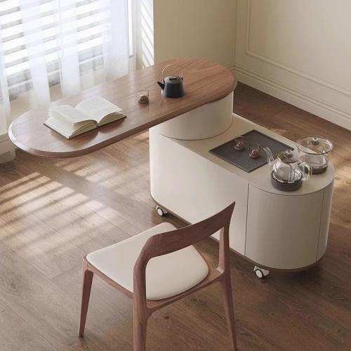 طاولة قهوة متحركة لغرفة المعيشة وطاولة شاي لتخدير...