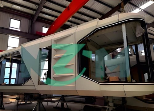 كبسولة فضائية فاخرة - تصميم فندقي عصري