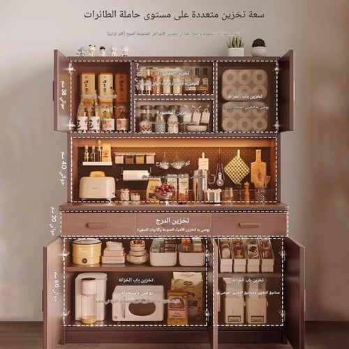 ركن قهوة وخزانة مطبخ خشبيه