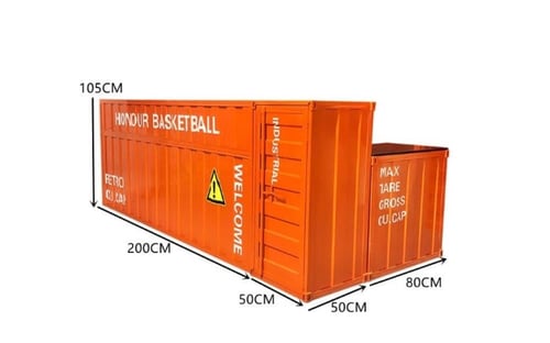 كاونتر أستقبال على شكل كونتينر بمقاسات مختلفة