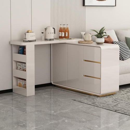 ركن قهوة و مني بار بتصميم مرن قابل لتمدد