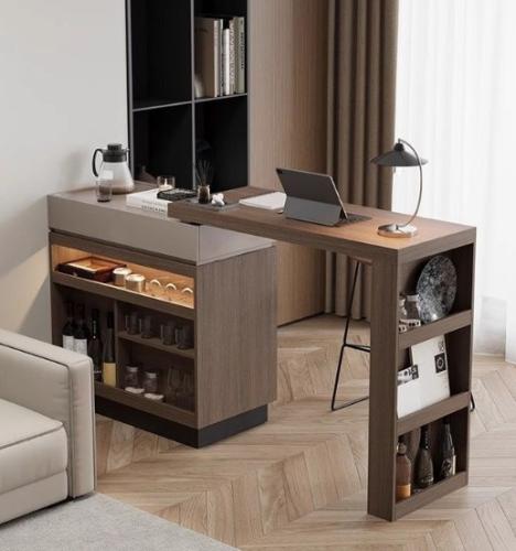 خزانة طعام مكتب بار إيطالية متعددة الوظائف قابلة ل...