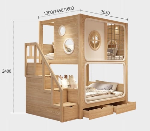 غرفة أطفال مبتكرة دورين بتصميم مميز
