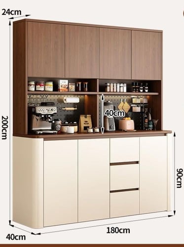 خزانة قهوة ومطبخ متعددة الاستخدامات