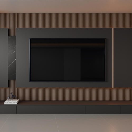 طاولة تلفزيون وخزانة بتصميم إيطالي فاخرة