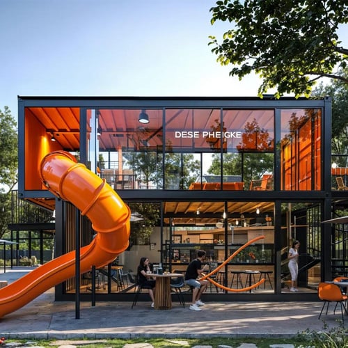 وحدات جاهزة بواجهات بنوراميه مثالي للمشاريع