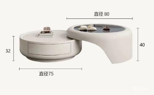 طاولة قهوة بتصميم عصري جذاب