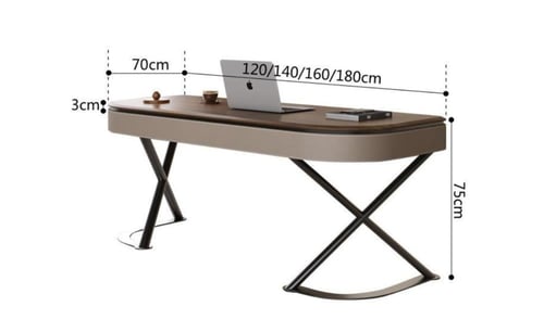 مكتب إيطالي فاخر من خشب أمريكا الشمالية - مكتب درا...
