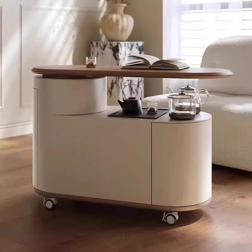 طاولة قهوة متحركة لغرفة المعيشة وطاولة شاي لتخدير...