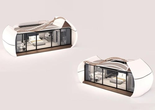 منزل حاوية فاخر عصري وموقع تخييم خارجي وموقع إقامة...