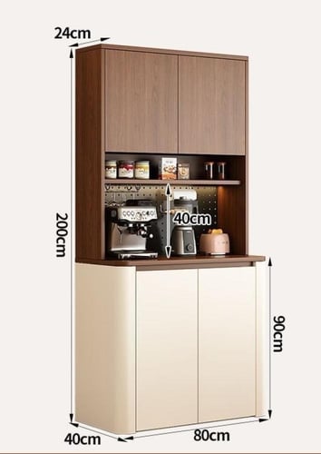 خزانة قهوة ومطبخ متعددة الاستخدامات