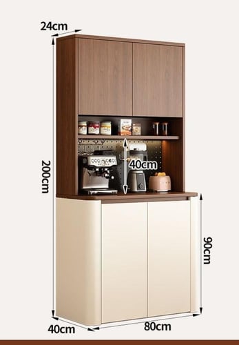 خزانة قهوة ومطبخ متعددة الاستخدامات