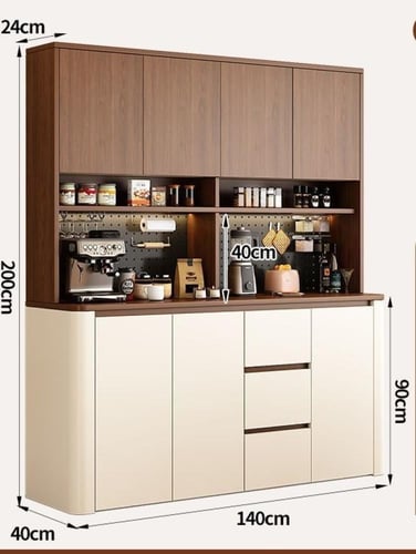خزانة قهوة ومطبخ متعددة الاستخدامات