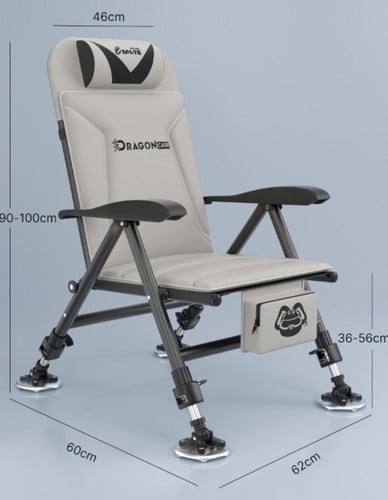 كرسي رحلات قابل لطي ذو ارجل مرنة على اي سطح