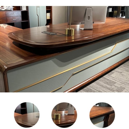 مكتب تنفيذي حديث بالون الخشبي الرائع